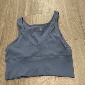 Rado Women's Ribbed Sports Bra in Blue